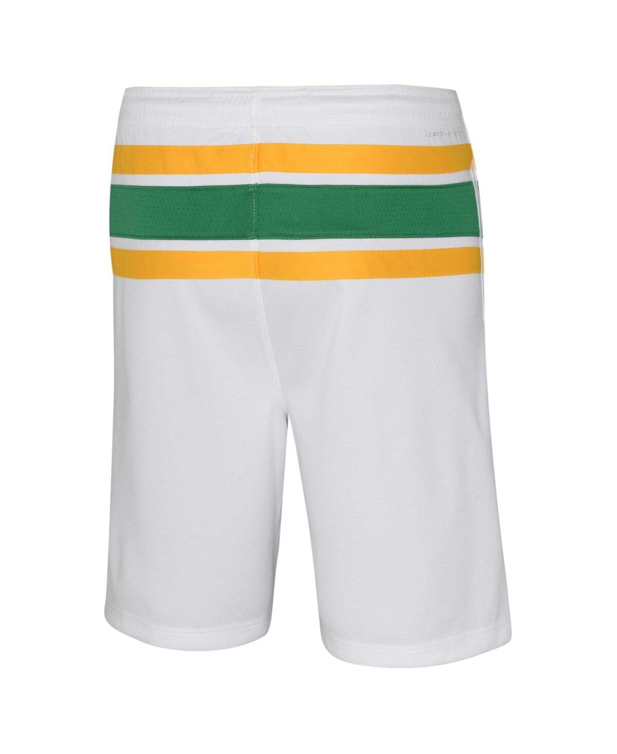 Big Boys NikeHouston Rockets Hardwood Classics Swingman Shorts - White