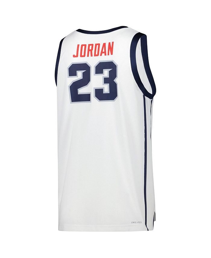 Jordan Men's Michael Jordan White Howard Bison Replica Basketball ...