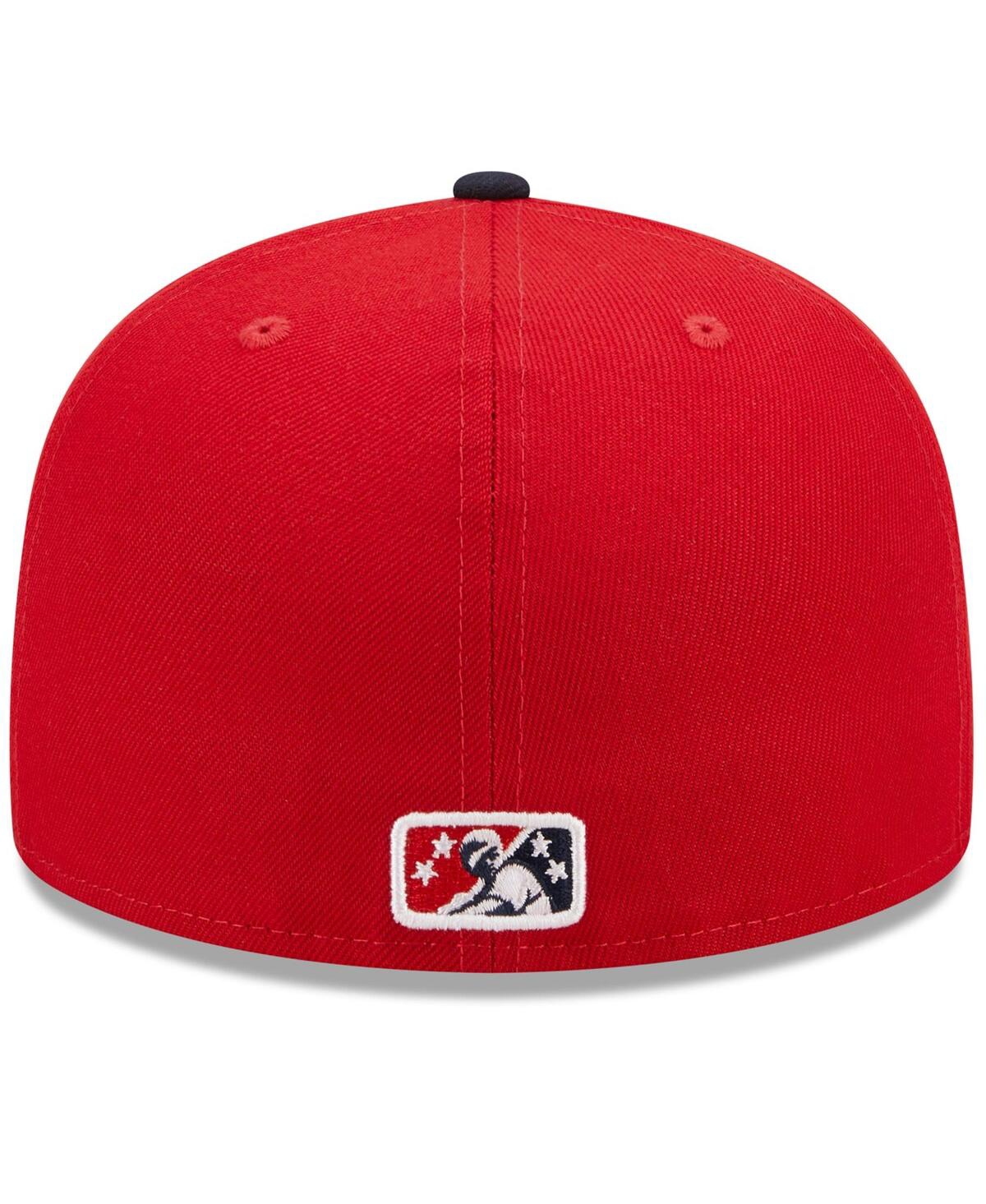 Men's New Era Navy Greenville Drive Marvel x Minor League 59FIFTY Fitted Hat - Navy