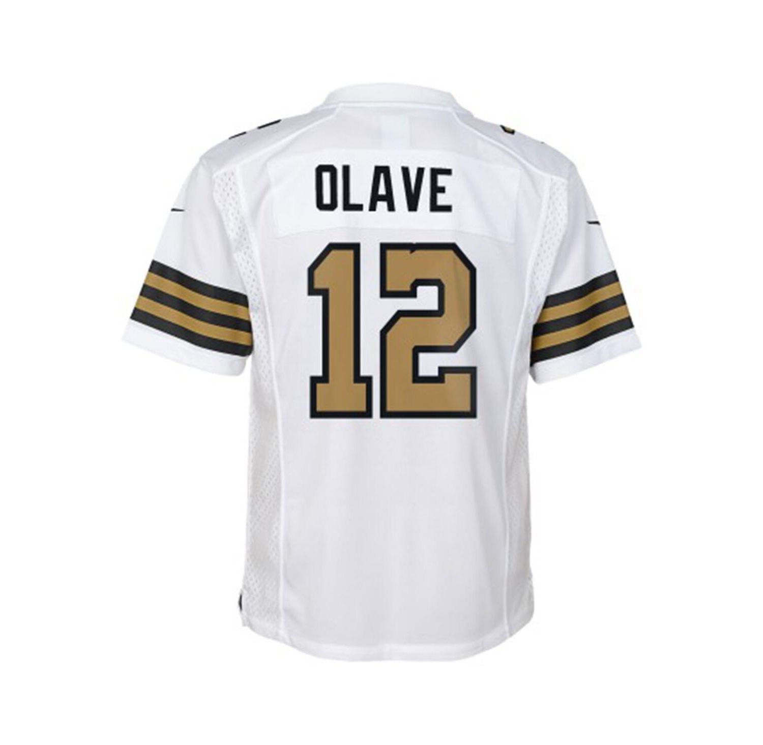Big Boys Chris Olave White New Orleans Saints Game Jersey