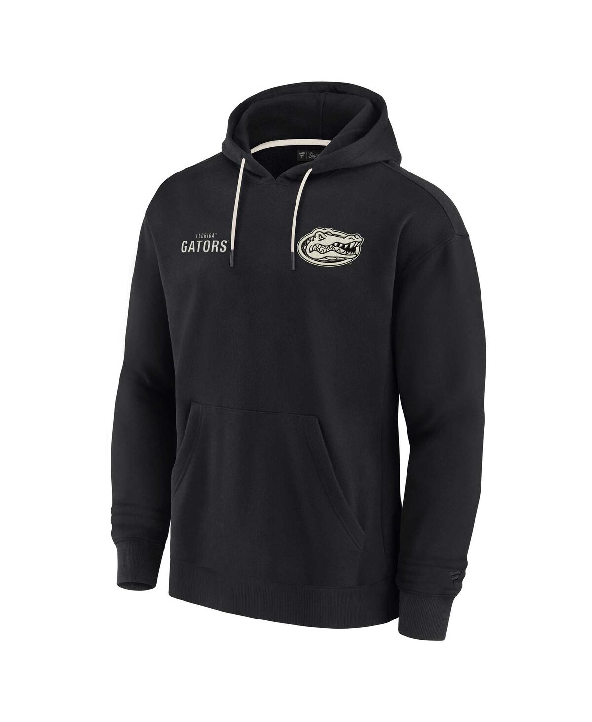 Fanatics Signature Men's And Women's  Black Florida Gators Super Soft Fleece Pullover Hoodie In Black