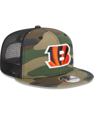 Men's Camo Cincinnati Bengals Main Trucker 9FIFTY Snapback Hat