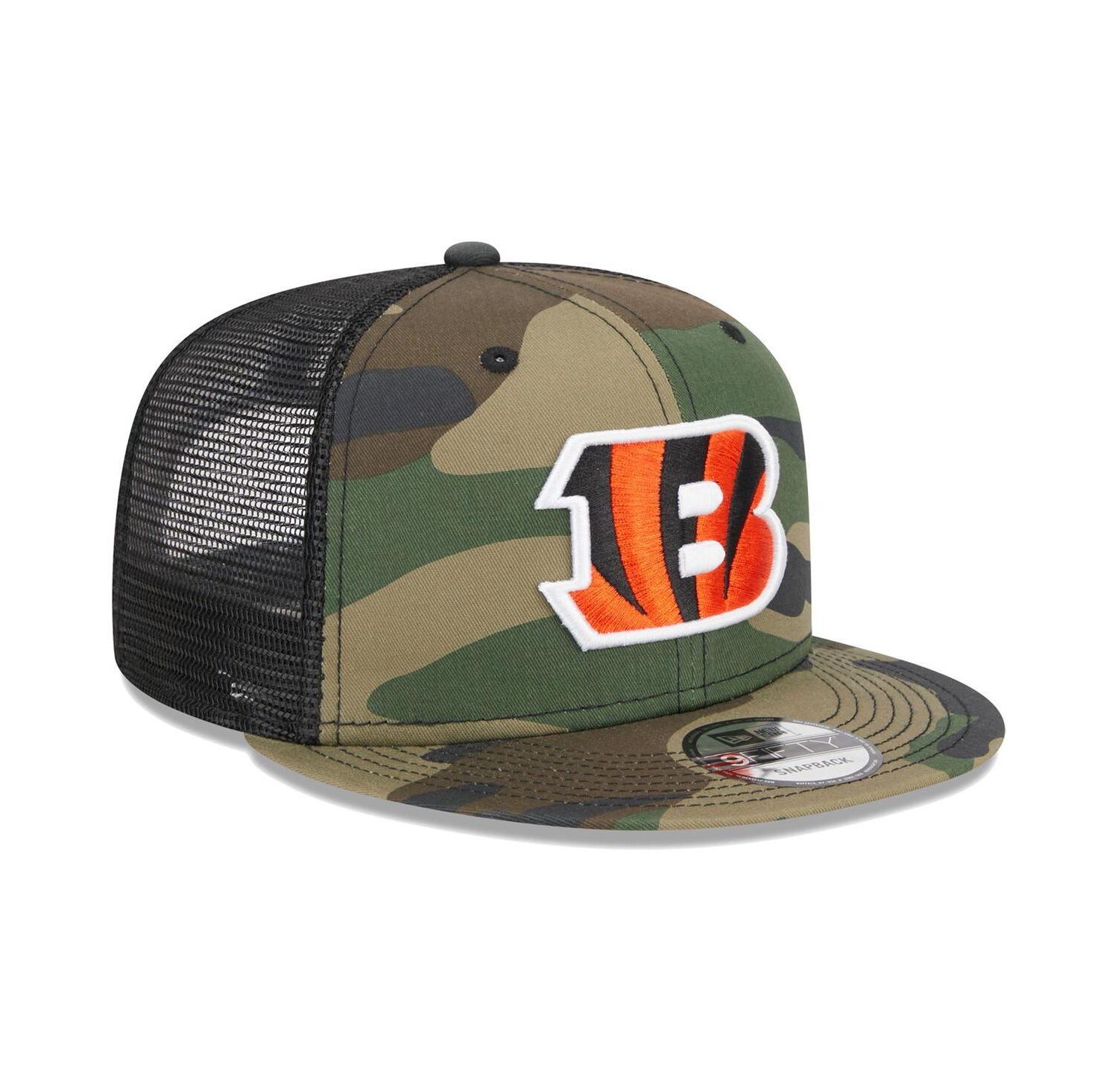 Men's Camo Cincinnati Bengals Main Trucker 9FIFTY Snapback Hat