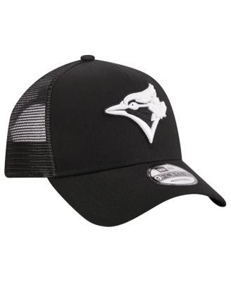 Men's Black Toronto Blue Jays A-Frame 9FORTY Trucker Adjustable Hat