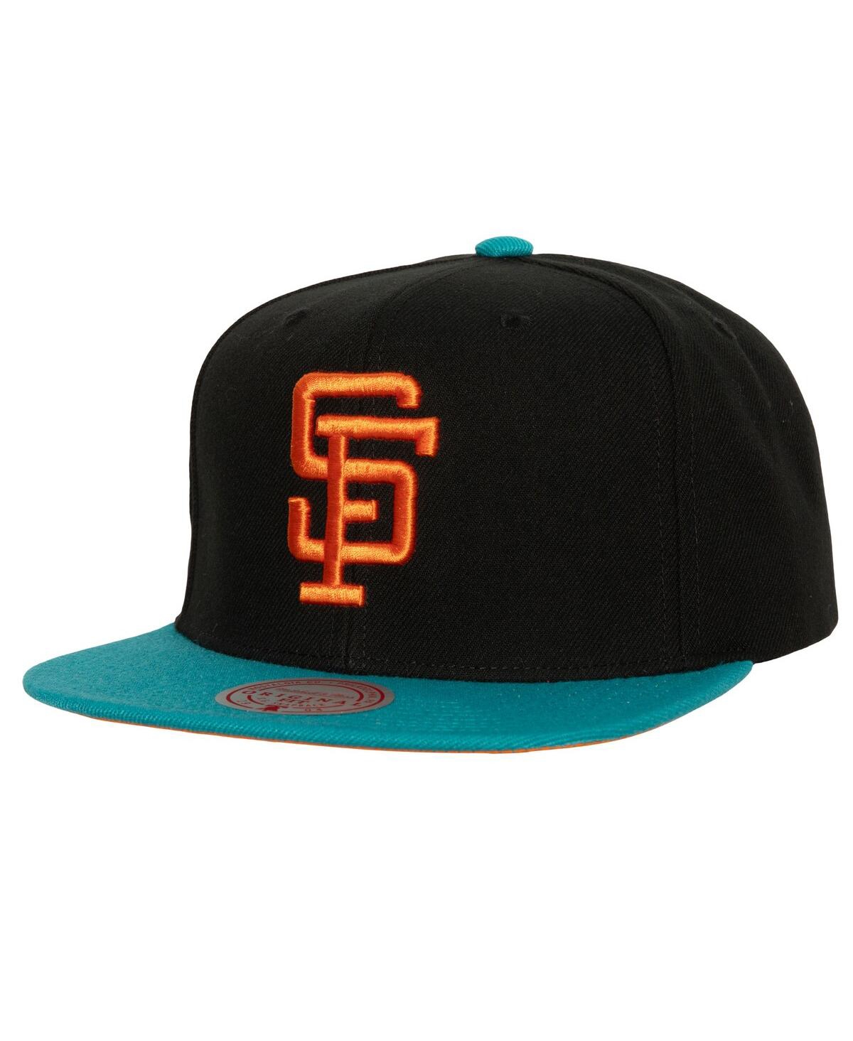 Men's Mitchell & Ness Black/ San Francisco Giants Bases Loaded Fitted Hat