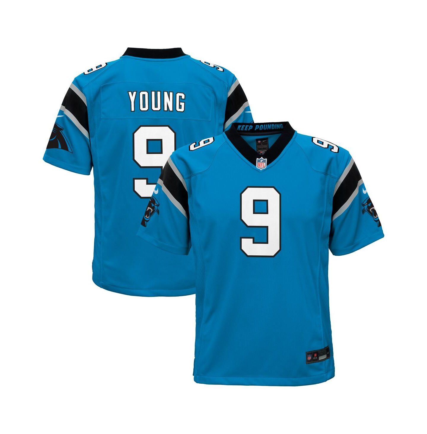 Детская игровая джерси Nike Bryce Young Carolina Panthers, Blue — фото 1