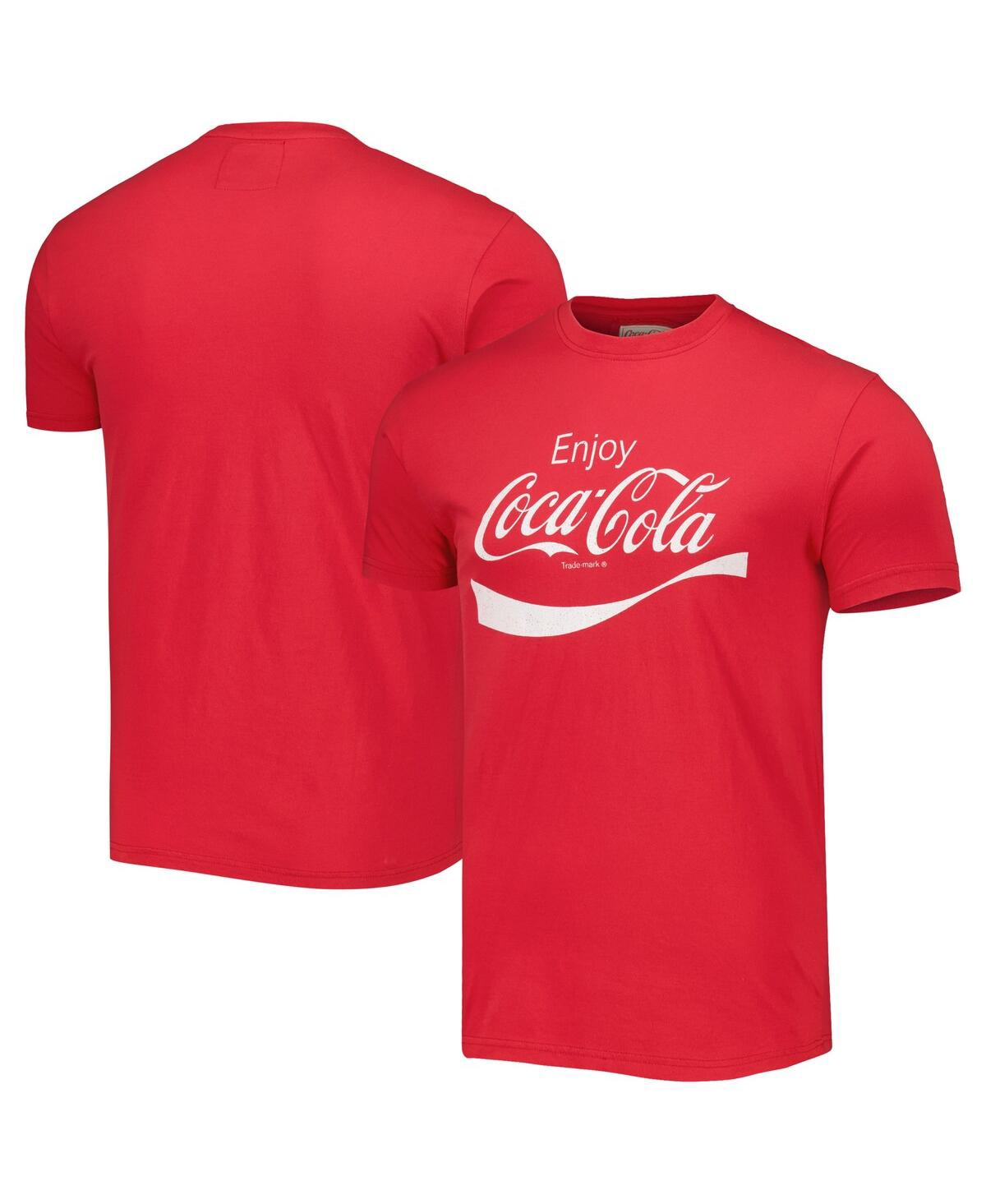 Men's and Women's American Needle Red Distressed Coca-Cola Brass Tacks T-shirt - Red