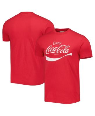 売れ筋商品|||アメリカンニードル Tシャツ トップス レディース Men's and Women's Red Distressed Coca-Cola Brass Tacks T-shirt Red American Needle Men's and Women's American Needle Red