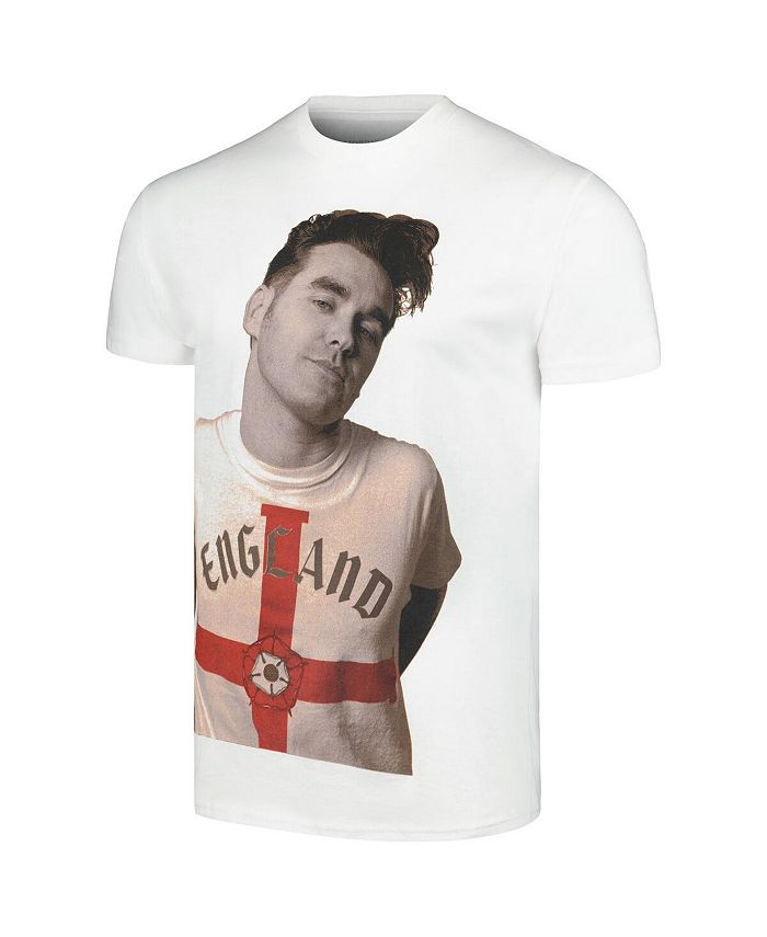 Manhead Merch Men's White Morrissey England T-shirt - Macy's