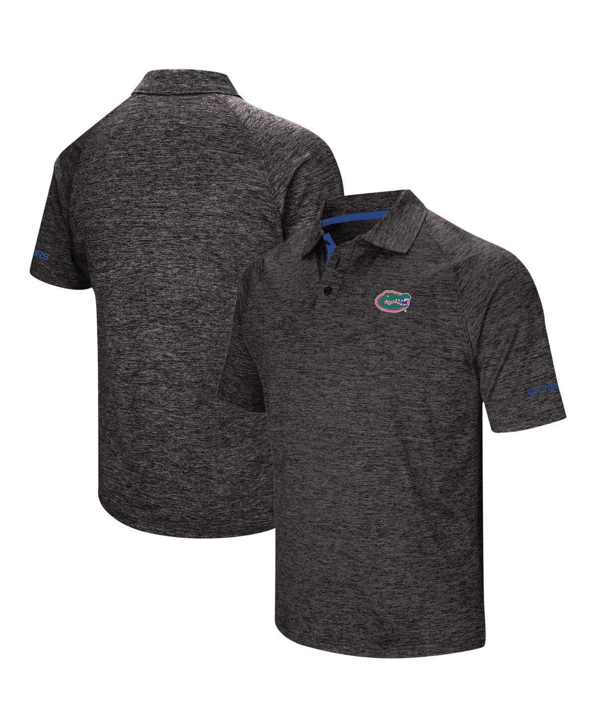 Colosseum Men's  Black Florida Gators Big And Tall Down Swing Polo Shirt