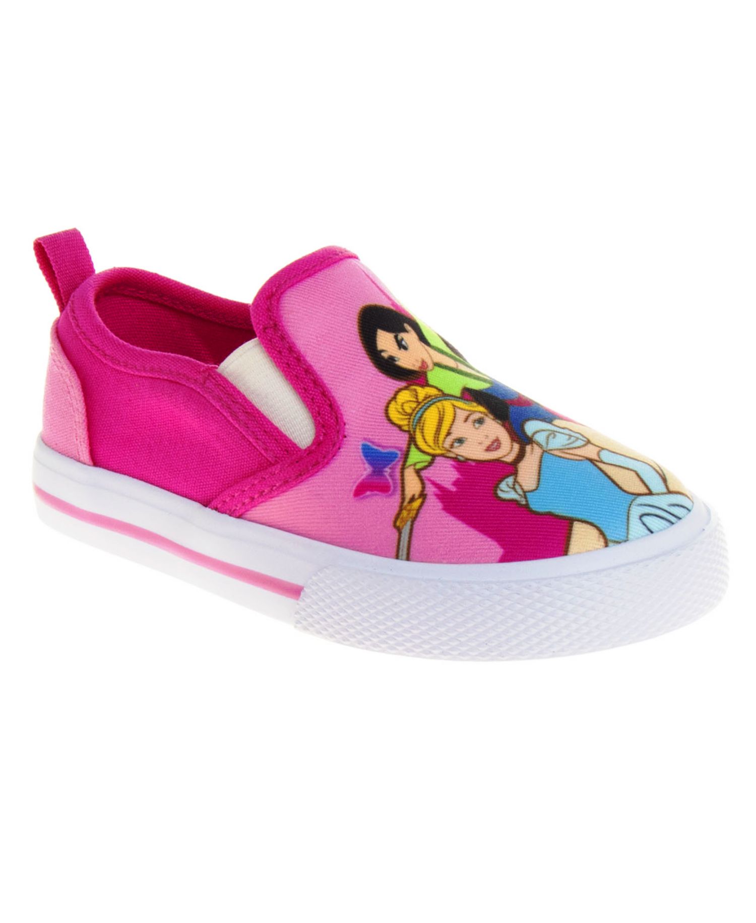 Big Girls (5-12) Princess Slip-On Canvas Sneakers