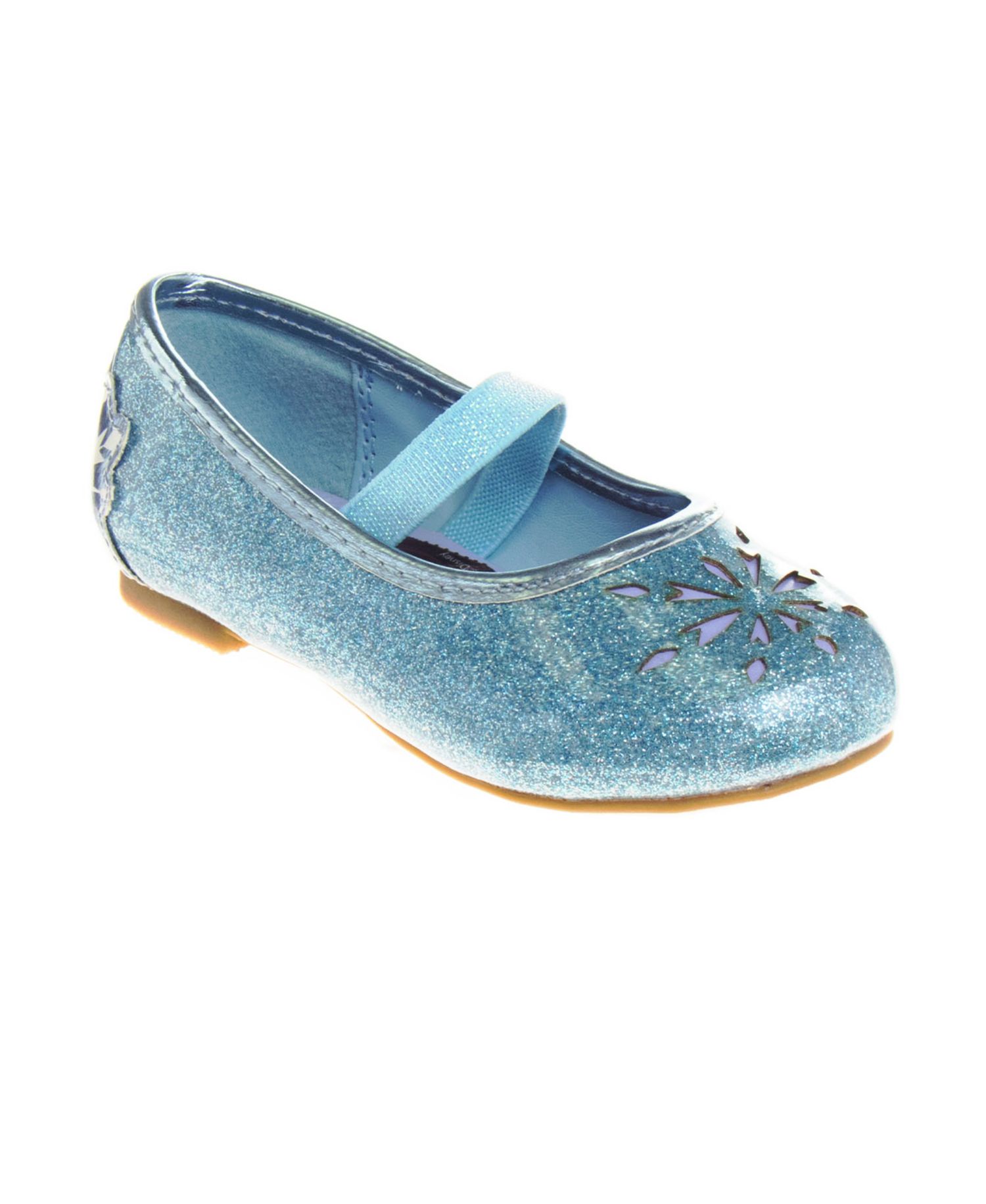 Big Girls Frozen Flat Shoes ( 6 to 11 ) Fun Character Design Easy On/Off Comfort Fit Dress Style Sparkly Detail