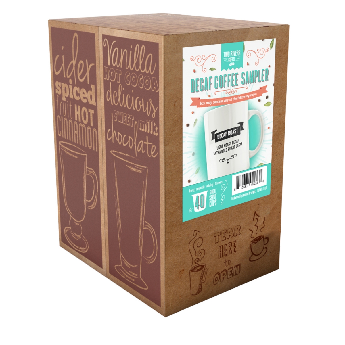 Confenzione 100 Cialde Caffè Cialde Caffè Aromatizzate Two Rivers - Confezione Da 100 Per Keurig 2.0, Miscela Varietà Kosher Cialde Compatibili 2.0 - Foto 6