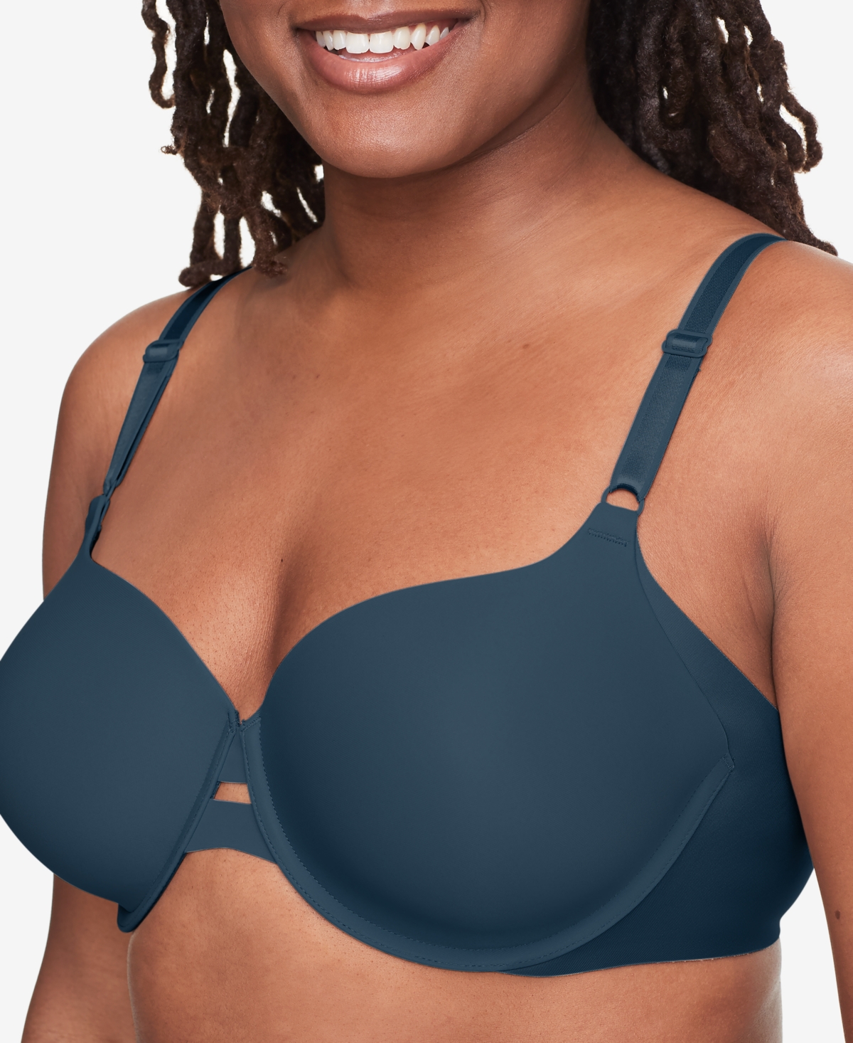 Warners No Side Effects Underarm-Smoothing Comfort Underwire Lightly Lined T-Shirt Bra 1356