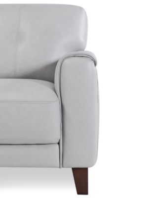 CLOSEOUT! Ashlinn 120" 4-Pc. Pastel Leather Sectional, Created for Macy's