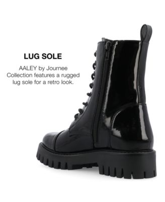 Women's Aaley Lace Up Lug Combat Bootie