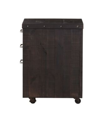 Yosemite 28" Wood Rollling File Cabinet