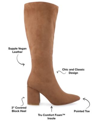 Women's Ameylia Block Heel Knee High Dress Boots