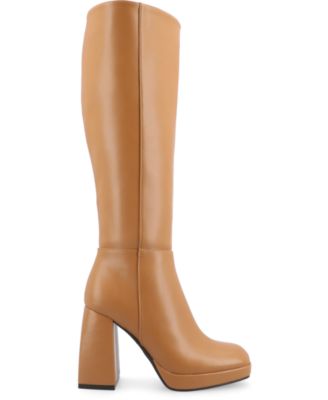 Women's Mylah Platform Block Heel Knee High Boots