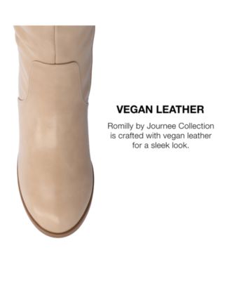 Women's Romilly Wide Width Wide Calf Round Toe Block Heel Knee High Boots