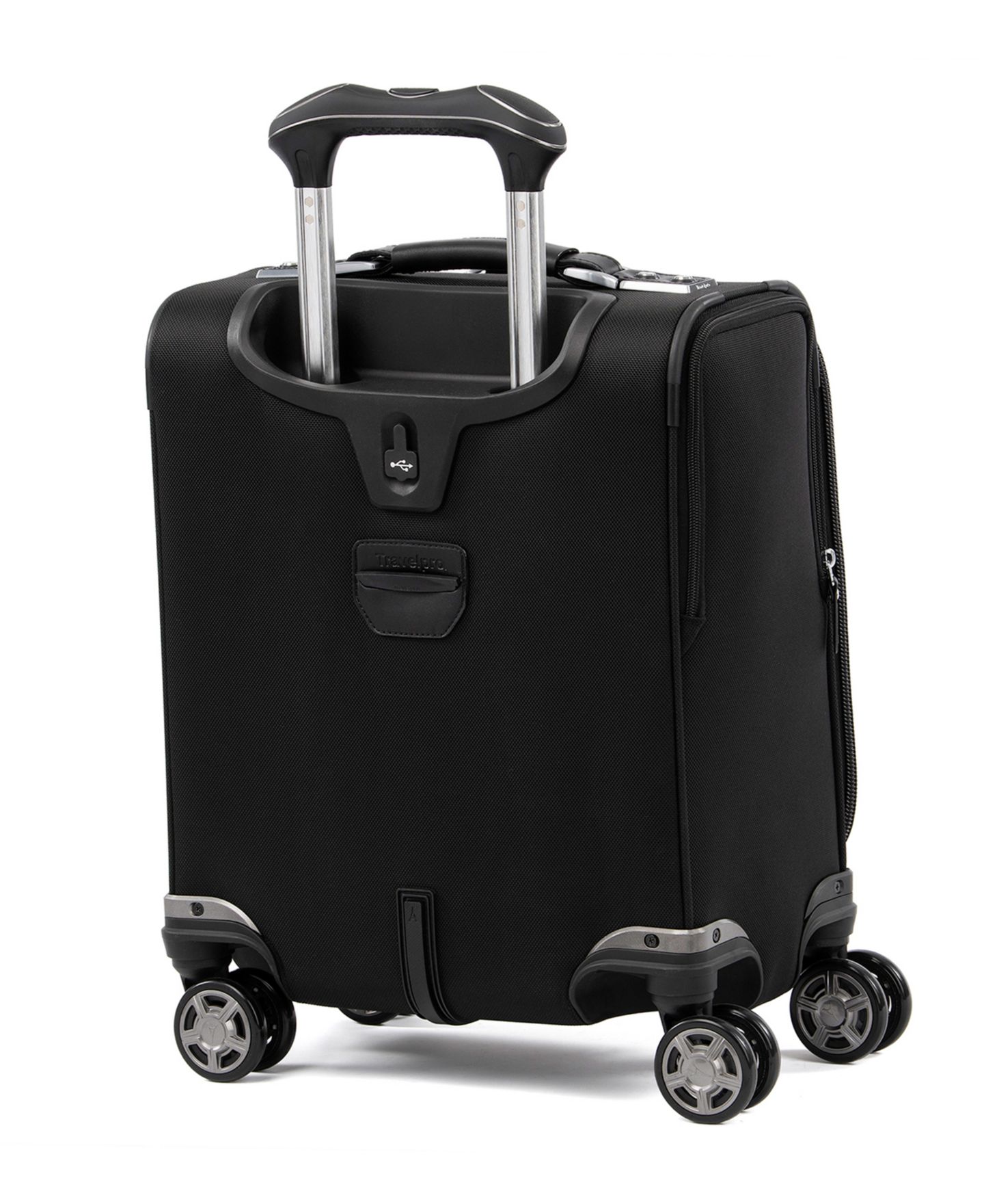 Чемодан Travelpro Platinum Elite 16" Carry-On Spinner, цвет: Теневой чёрный — фото 3
