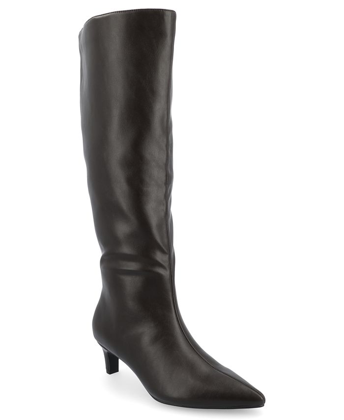 Wide width kitten new arrivals heel boots