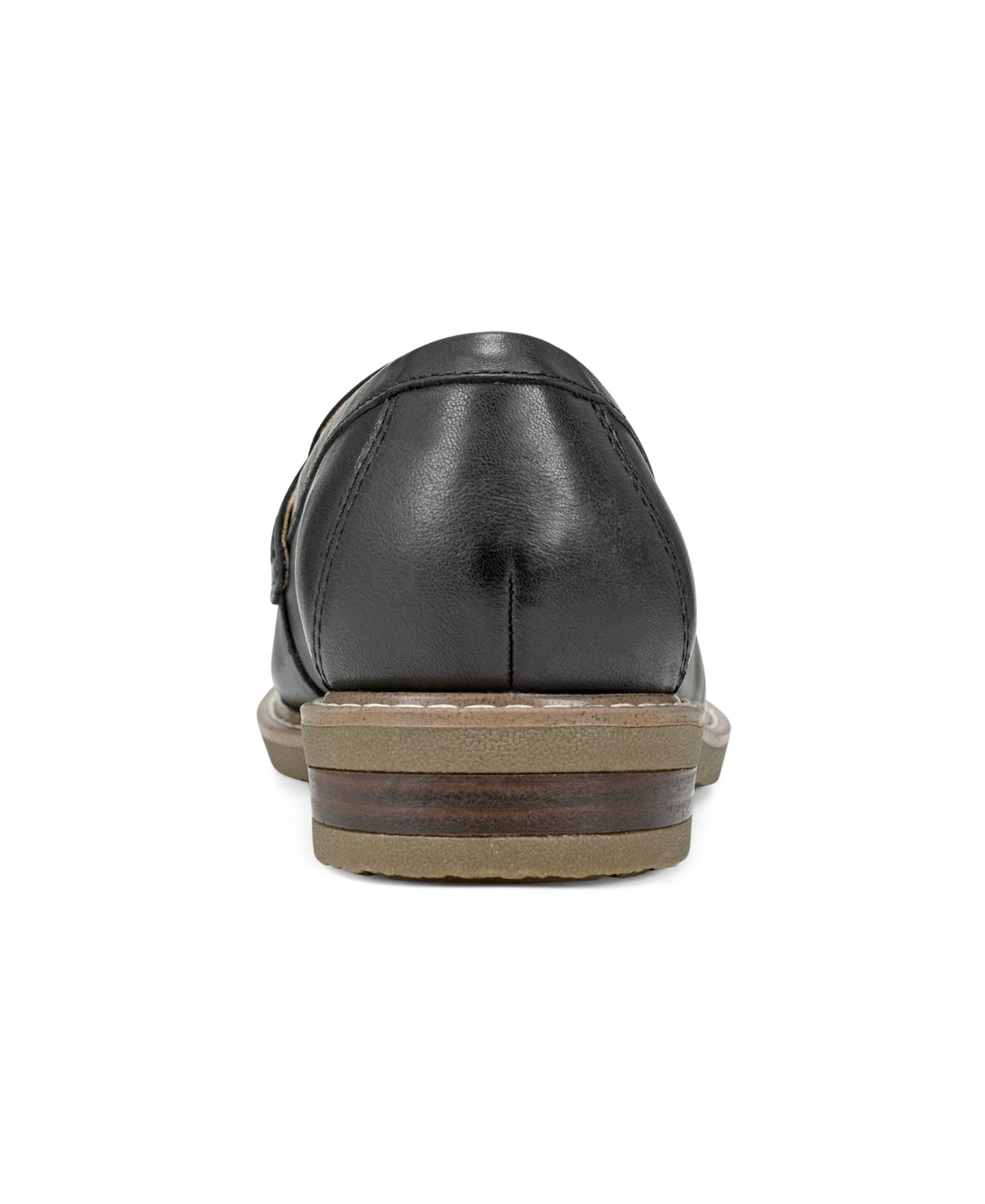 Женские туфли Earth Javas Slip-On Penny, цвет: Чёрный кожаный — фото 3