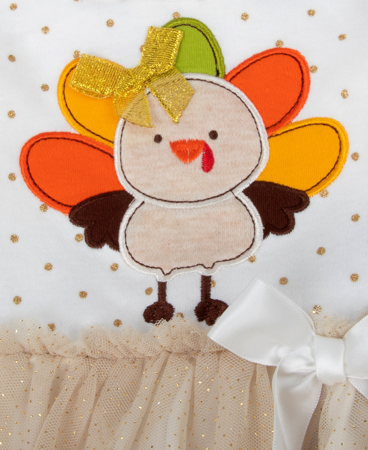 Baby Essentials Baby Girls Thanksgiving Leggings Outfit, 4 Piece Set