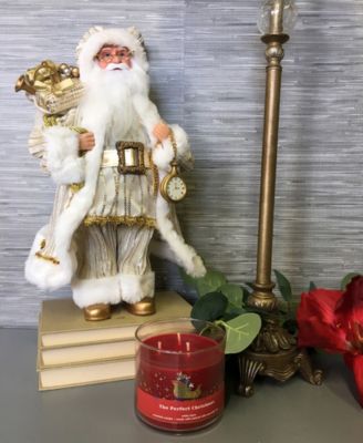 15" Trimmed in Gold-Tone Claus