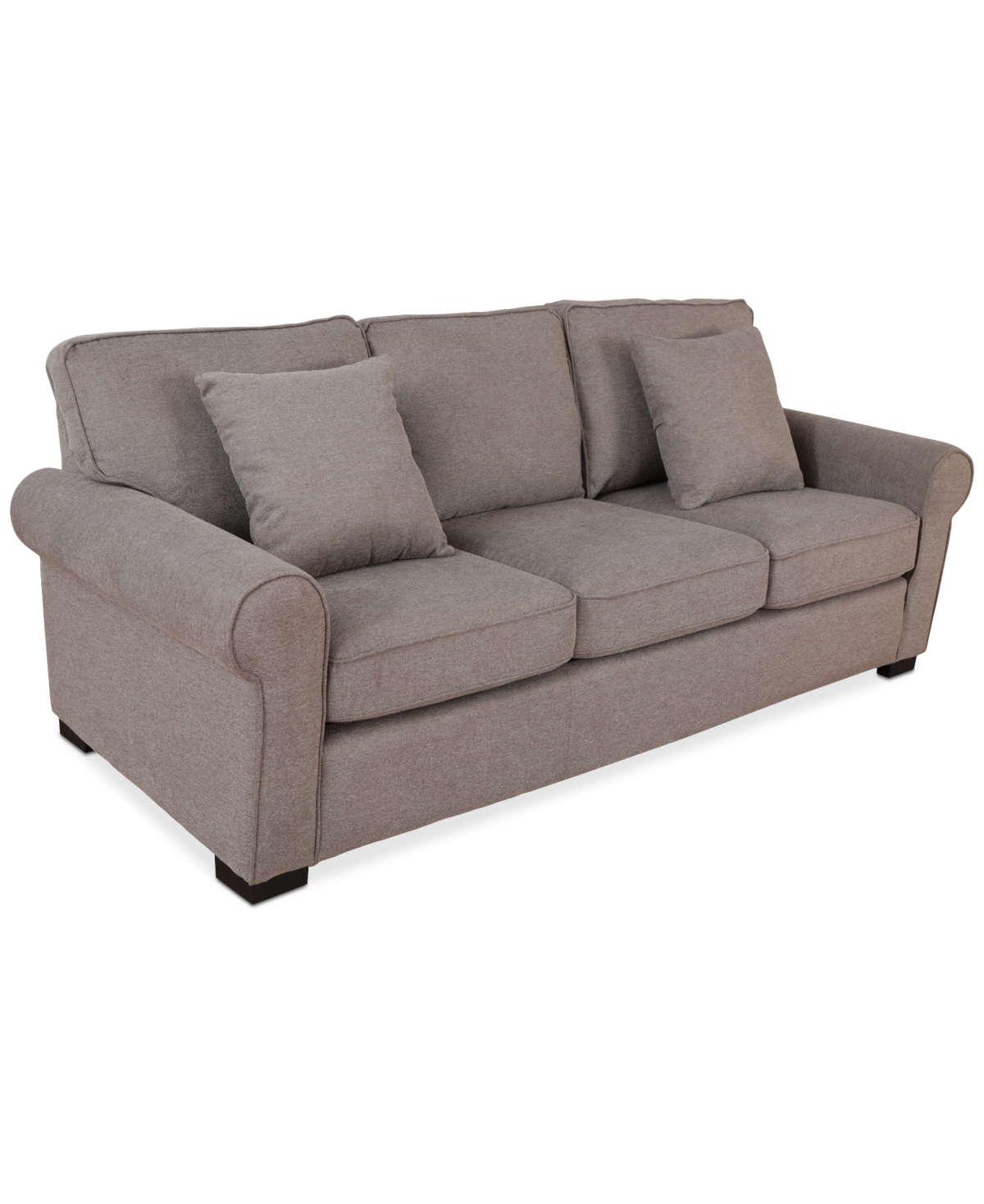 Macy's Kariam 90" Fabric Sofa, Created For  In Tobacco