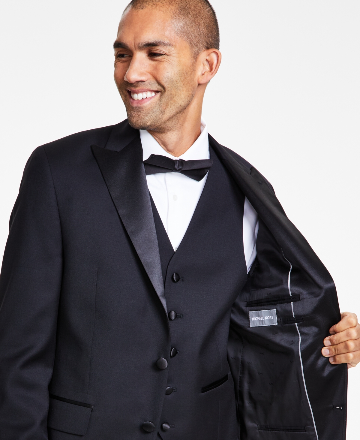 Michael Kors Men's Classic-Fit Stretch Tuxedo Jacket