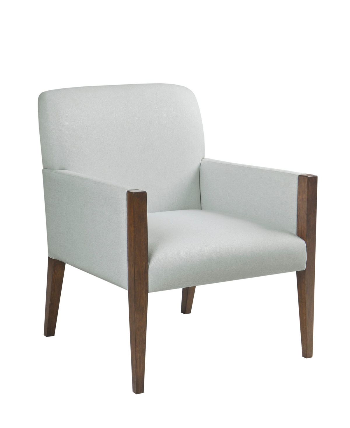 Martha Stewart Collection Martha Stewart Remo 28" Wide Fabric Upholstered Accent Chair In Ivory
