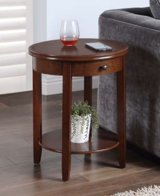 18.25" Rubber wood AH Baldwin End Table