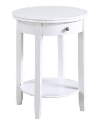 18.25" Rubber wood AH Baldwin End Table