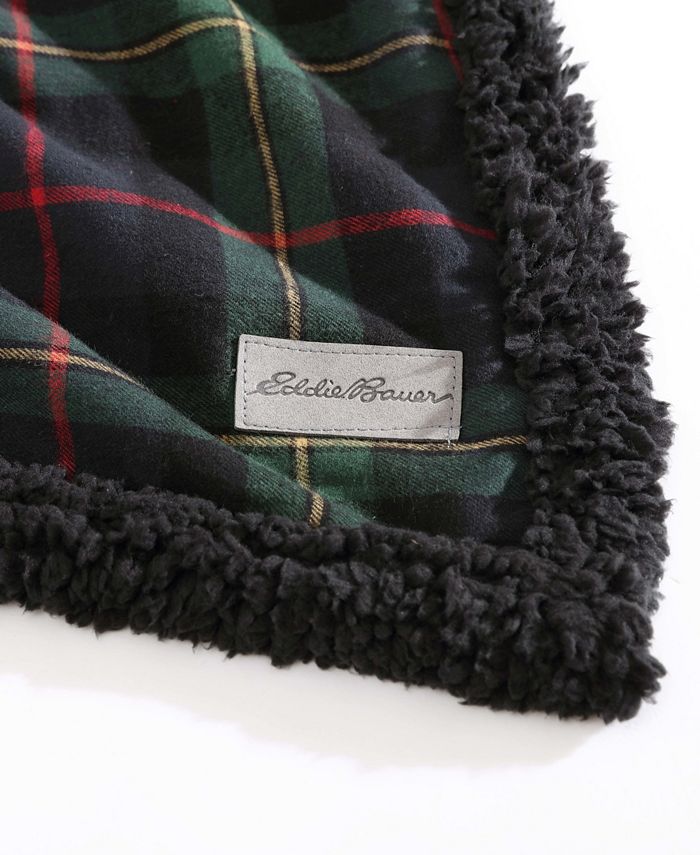 Eddie Bauer Mountain Pine Tartan Cotton Yarn Dye Reversible Flannel