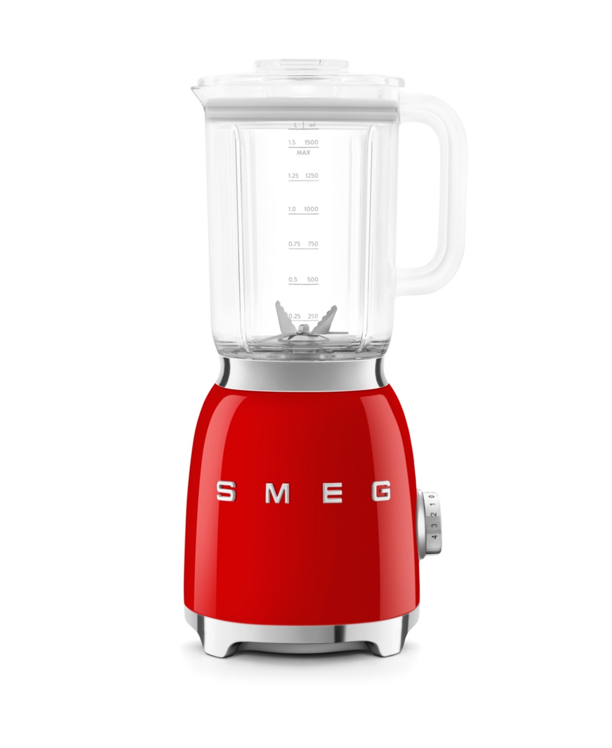 Smeg 50's Retro Style Aesthetic Blender - Red