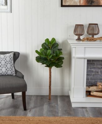 42" Artificial Fiddle Leaf Tree No Pot
