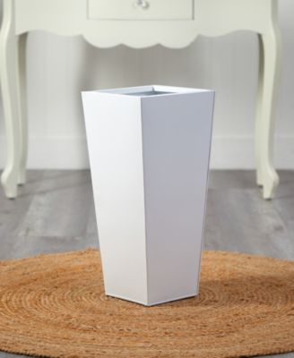 22" Decorative Metal Tower Planter