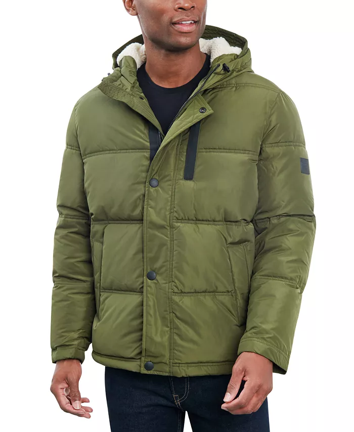 Men's Fleece-Lined Hooded Parka - thumbnail 7