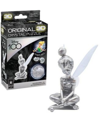 3D Crystal Puzzle - Disney 100 Platinum Edition - Tinker Bell, 43 Pieces