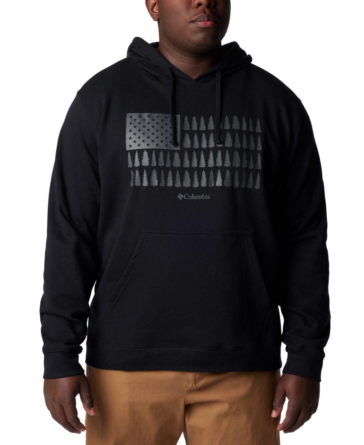 COLUMBIA MEN'S TREK GRAPHIC FLEECE HOODIE 
