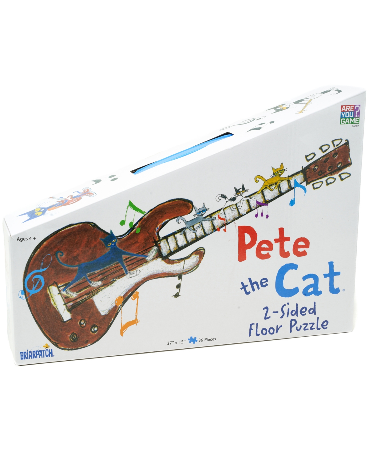 Areyougame Pete The Cat 2-sided Floor Puzzle Suitcase, 36 Pieces In No Color