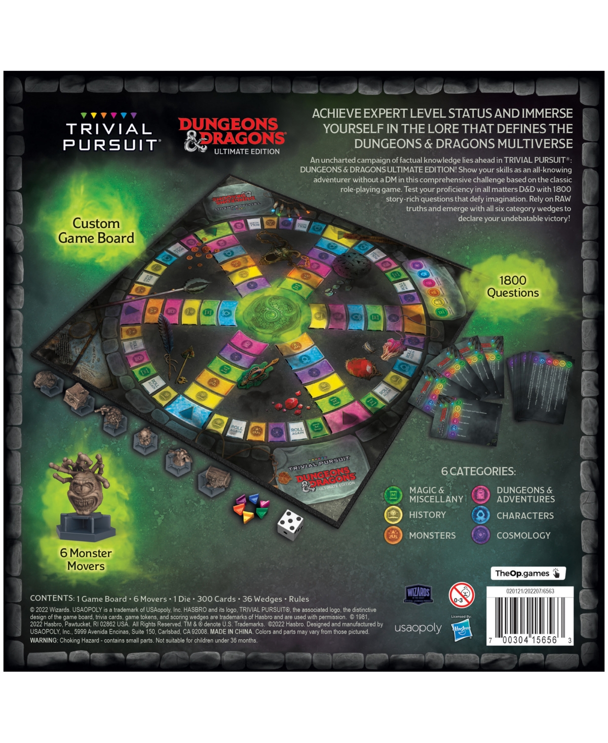USAopoly Trivial Pursuit Game