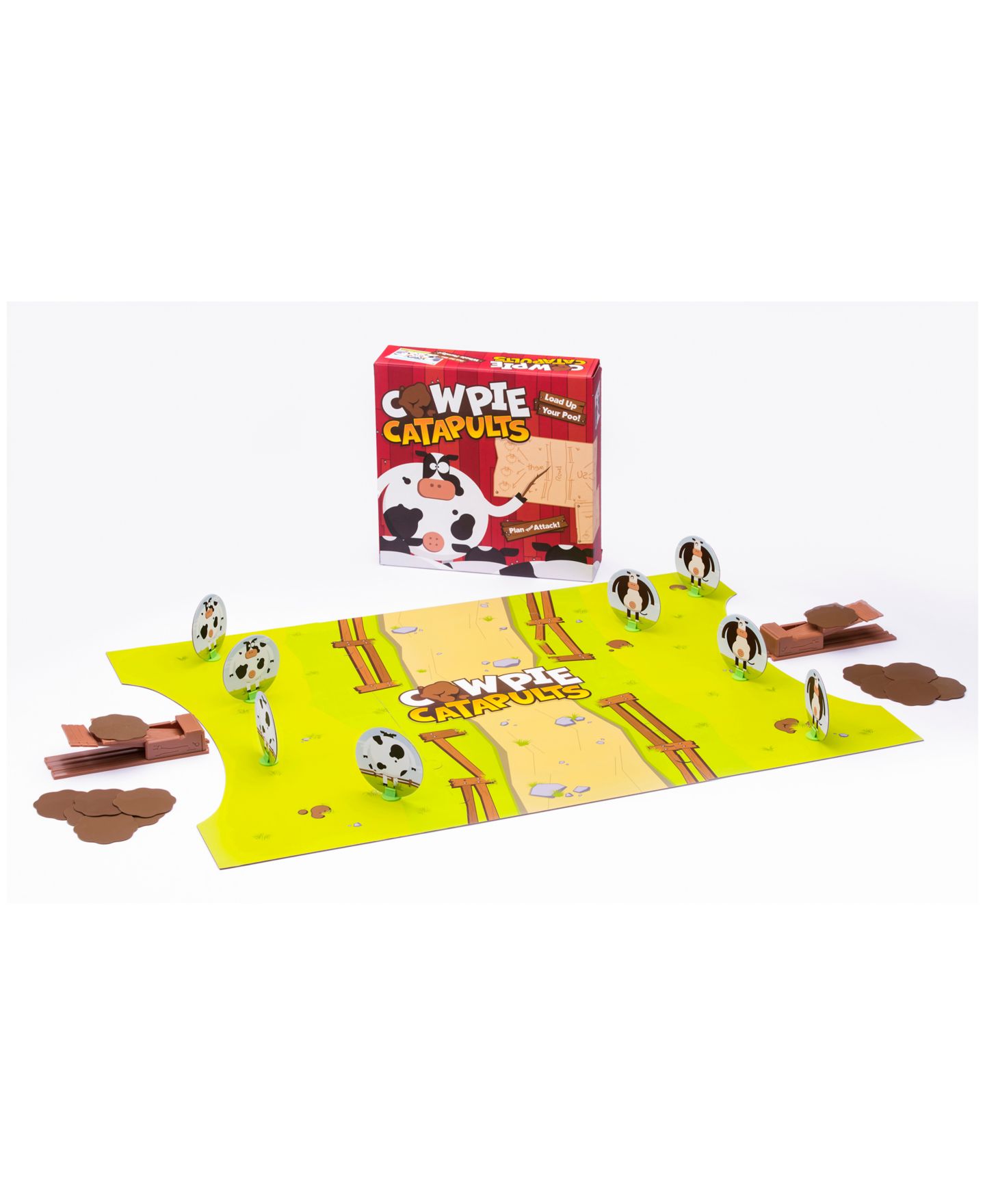 Настольная игра The Good Game Company Cow Pie Catapults для 2 игроков, от 6 лет — фото 4
