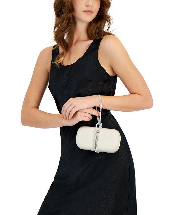 I.N.C. International Concepts Aleesha Crystal Rope Clutch, Created for