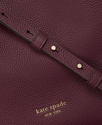 NWT AUTH $348 Kate Spade New York Knott Medium Leather Shoulder