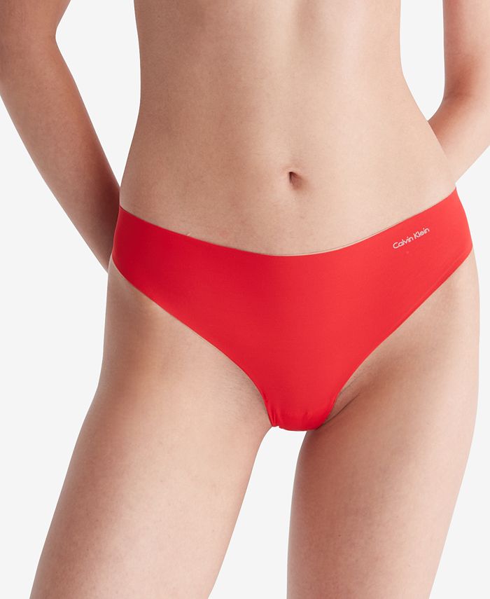Calvin Klein Invisibles Thong 3-Pack & Reviews