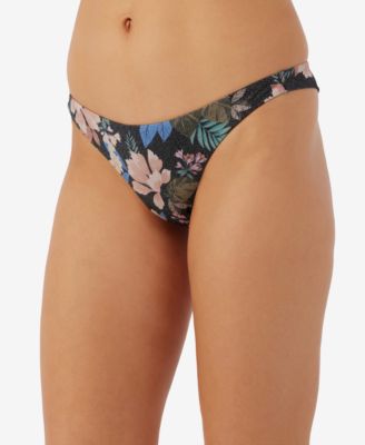 O'Neill Juniors' Matira Printed Tropical Cheeky Hermosa Bikini Bottoms