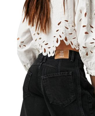 Women's We The Free Good Luck Mid-Rise Barrel Jeans