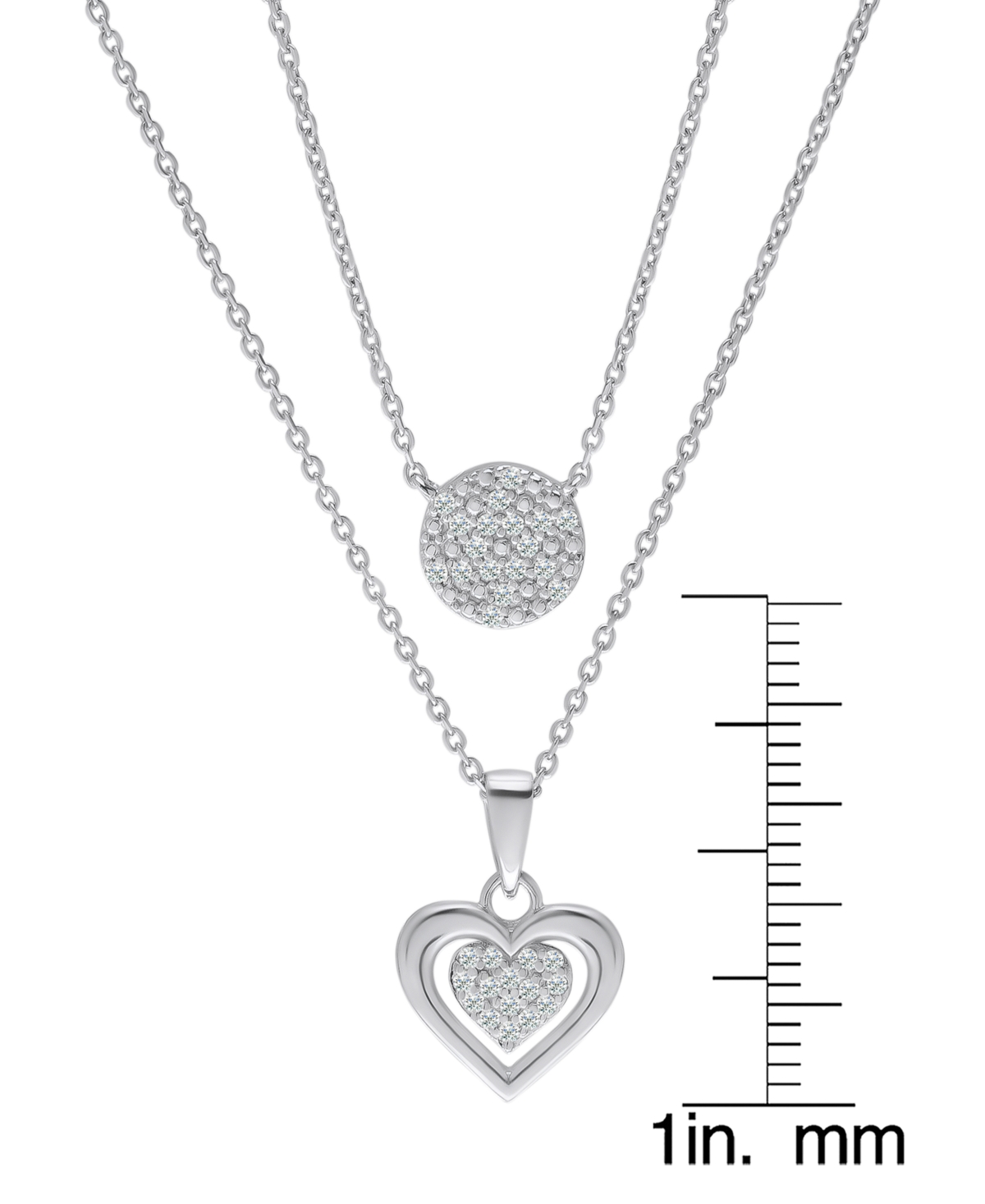 Diamond Circle & Heart 18